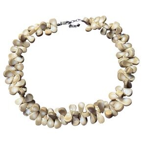 Vintage Genuine Angel Skin Coral Sterling Silver 925 Necklace